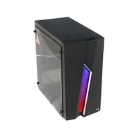 AEROCOOL skříň Bolt Mini, Micro tower, 1x USB 3.0, 2x USB 2.0, 2x audio, bez zdroje