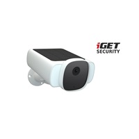 iGET SECURITY EP29 White - venkovní solární bateriová FullHD kamera, zvuk, bílá