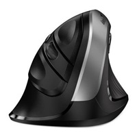 GENIUS Vertikální myš Ergo 8250S Silver Grey/ 1600 dpi/ bezdrátová/ 6tlačítek/ tichá/ černostříbrná