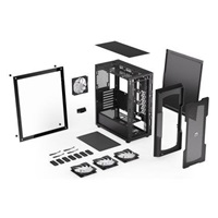 BAZAR - Endorfy skříň Regnum 400 ARGB / ATX / 4x120mm ARGB / 2xUSB / prosklená bočnice / černá, Poškozený obal