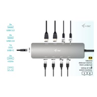 i-tec USB-C Metal Nano 2x HDMI Docking Station, PD 100W