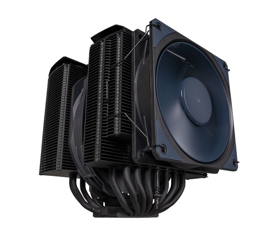 Cooler Master chladič MasterAir MA824 Stealth, 135mm, 120mm, LGA1700, AM5, černá