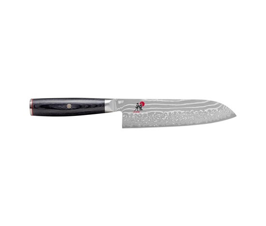 MIYABI japonský nůž 5000 FC-D Santoku, 18 cm, 61 HRC, damašek, rukojeť Pakka Wood