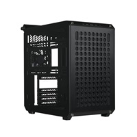Cooler Master case Qube 500 Flatpack, E-ATX, Průhledná bočnice, 1x 120mm Fan, Černá