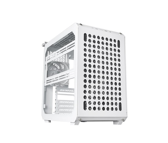 Cooler Master case Qube 500 Flatpack, Mid Tower, 2x USB 3.2, 1x USB-C, bílá