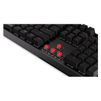 ENDORFY Klávesnice Thock Wireless Red, Mechanická, Bezdrátová, ARGB, černá