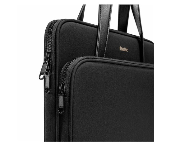 tomtoc Shoulder Bag - 14" a 13" MacBook Pro / Air, černá