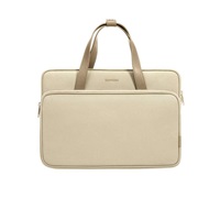 tomtoc Shoulder Bag - 14" a 13" MacBook Pro / Air, khaki