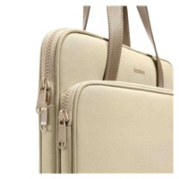 tomtoc Shoulder Bag - 14" a 13" MacBook Pro / Air, khaki
