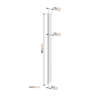 Vogel‘s TVA 7000 W Kabelový kryt