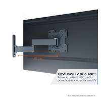 Vogel‘s TVM 3243 TV rameno 3 klouby S - černé