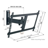 Vogel‘s TVM 3623 TV rameno 2 klouby L