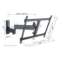 Vogel‘s TVM 3643 TV rameno 2 klouby L