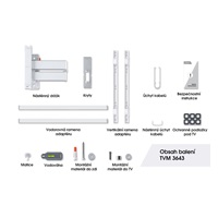 Vogel‘s TVM 3643W TV rameno 3 klouby L