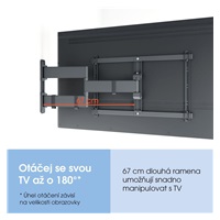 Vogel‘s TVM 3843 TV rameno 3 klouby XL