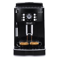 DeLonghi ECAM 21.117.B automatický kávovar, 15 bar, vestavěný mlýnek, dva šálky najednou, tryska na páru, černý
