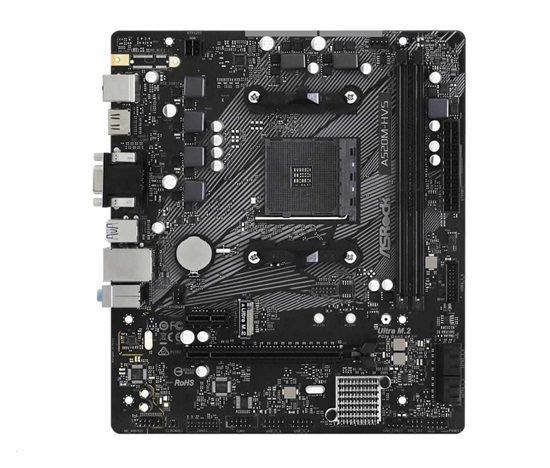 BAZAR - ASRock MB Sc AM4 A520M-HVS, AMD A520M, 2xDDR4, HDMI - Po opravě (Bez příšlušenství)