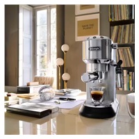 DeLonghi Dedica Style pákový kávovar, 1300 W, Cappuccino systém, stříbrná