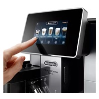 DeLonghi PrimaDonna Soul ECAM 610.55.SB automatický kávovar, 1450 W, 19 bar, vestavěný mlýnek, chytrý, mléčný systém