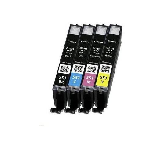 Canon CARTRIDGE CLI-551 multi pack pro Pixma iP, Pixma iX, Pixma MG a Pixma MX 6850, 725x, 925, 8750 (300 str.)