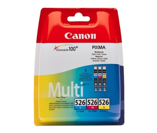Canon CARTRIDGE pack CLI-526 C/M/Y (trzy kolory)