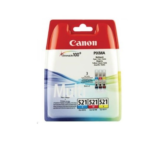 Canon CARTRIDGE pack CLI-521 C/M/Y