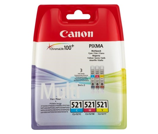 Canon CARTRIDGE pack CLI-526 C/M/Y (trzy kolory)