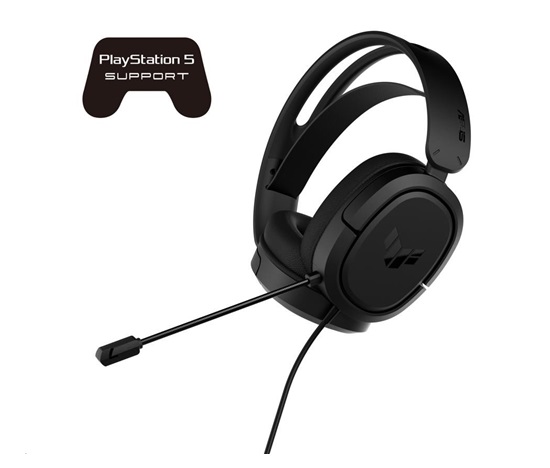 ASUS sluchátka TUF Gaming H1, Gaming Headset, černá