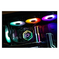 Cooler Master vodní chladič MasterLiquid 360 Atmos ARGB, 3x120mm, LGA1851, AM5, černá