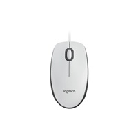 Logitech myš Corded M100, bílá, EMEA