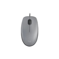 Logitech myš Corded M110 tichá, šedá, EMEA