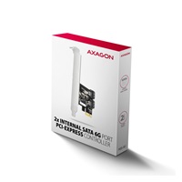 AXAGON PCES-SJ2, PCIe kontroler - 2x wewnetrzny SATA 6G port, JMB582, SP & LP