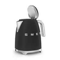 Smeg KLF03BLMEU, rychlovarná konvice, 1,7 l, (7 šálků), 2400 W, styl 50. let, matná černá