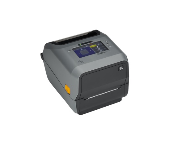 Zebra ZD621d, 8 dots/mm (203 dpi), cutter, linerless, disp., RTC, USB, USB Host, RS232, BT, Ethernet, Wi-Fi, grey