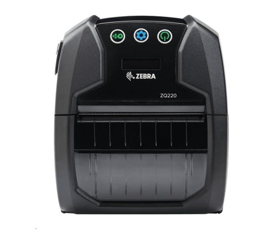 Zebra ZQ220 Plus, 8 dots/mm (203 dpi), CPCL, USB, BT, NFC, black