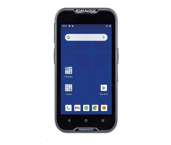 Datalogic Memor 11, 2D, 12.7 cm (5''), GPS, Gun, USB-C, BT, Wi-Fi, 4G, Android, kit (USB), GMS, black