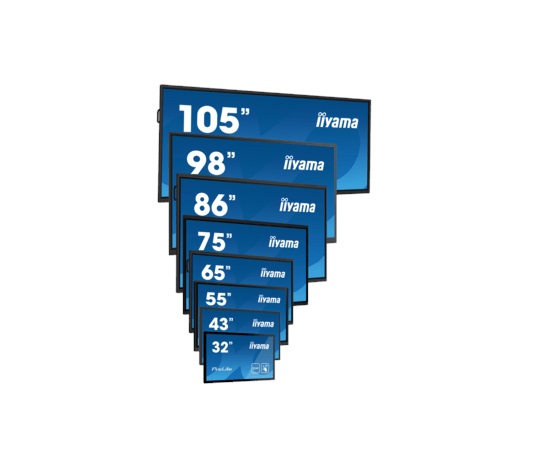 iiyama ProLite T4362AS-B1 Android, 109,2 cm (43''), Projected Capacitive, 4K, black