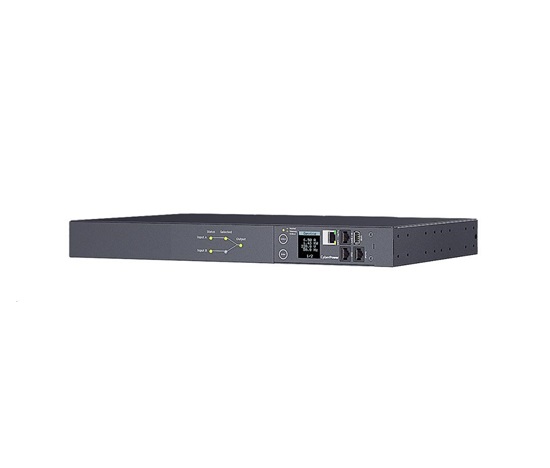 BAZAR - CyberPower Rack ATS Switched PDU, 1U, 16A, (8)C13, (2)C19, IEC C20 (2) - předváděcí