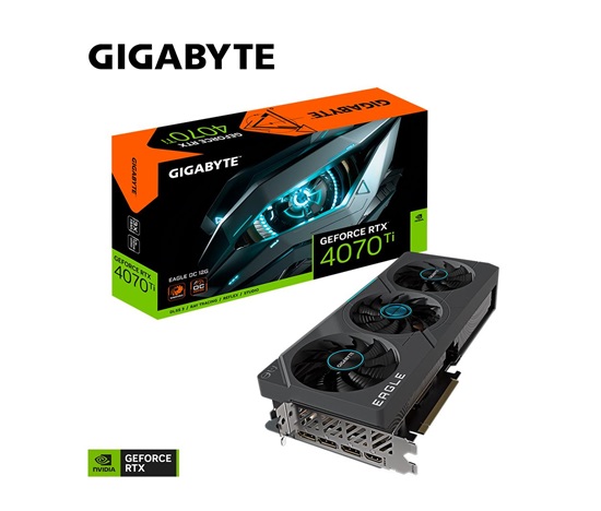 GIGABYTE VGA NVIDIA GeForce RTX 4070 Ti EAGLE LHR OC 12G, 12G GDDR6X, 3xDP, 1xHDMI