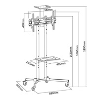 Tv stojan s policema Fiber Mounts M6C61