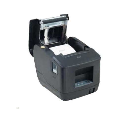POŠKOZENÝ OBAL - Birch CP-Q1 Pokladní tiskárna s řezačkou, USB+LAN, černá, tisk v českém jazyce