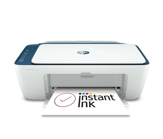 HP All-in-One Deskjet 2821e HP+ Moroccan Blue (A4, 7,5/5,5 ppm, USB, Wi-Fi, BT, Print, Scan, Copy)