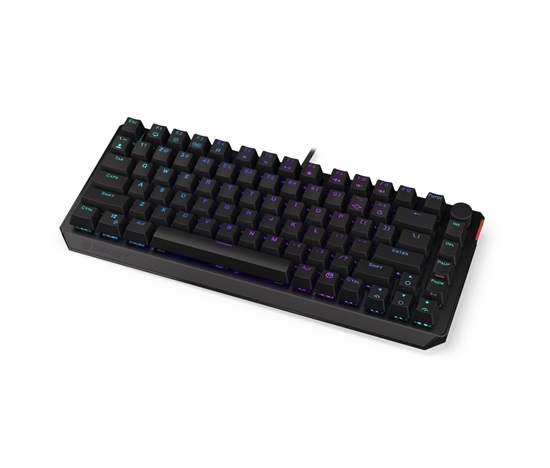 Endorfy herní klávesnice Thock 75% Red/ drátová / USB / red switch / mechanická / CZ layout / černá RGB