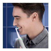 Oral-B iO Series 6 Grey Opal elektrický zubní kartáček, magnetický, 5 režimů, tlakový senzor, AI, pouzdro