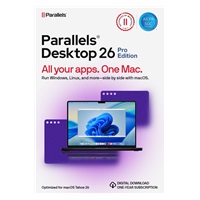Parallels Desktop Pro Subscription 1 Year, EN/FR/DE/IT/ES/PL/CZ/PT