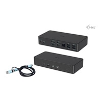i-tec USB 3.0/USB-C/Thunderbolt 3 Professional Dual 4K Display Dock.st. Gen2, PD 100W