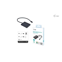 i-tec USB-C Dual 4K/60Hz (single 8K/30Hz) DP Video Adapter