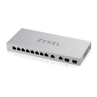 Zyxel XGS1210-12 12-port Gigabit Webmanaged Switch, 8x gigabit RJ45, 2x 2,5GbE RJ45, 2x SFP+