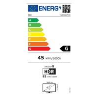 AOC MT VA LCD WLED 34" CU34G2XP/BK - VA panel, 3440x1440, 180Hz, 1ms, 2xHDMI, 2xDP, repro, nast. vyska, zakriven