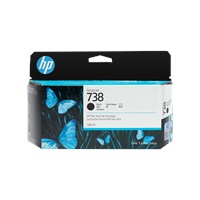 HP 738 130-ml Black DesignJet Ink Cartridge